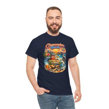 Clearwater Beach Florida Vintage Vacation T-Shirt