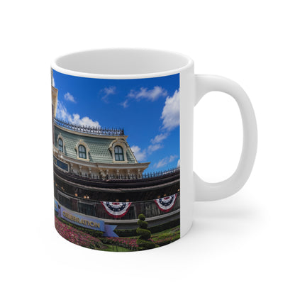 Magic Kingdom Train Station Photo Mug — Disney Park Souvenir Coffee Cup (11oz & 15oz)