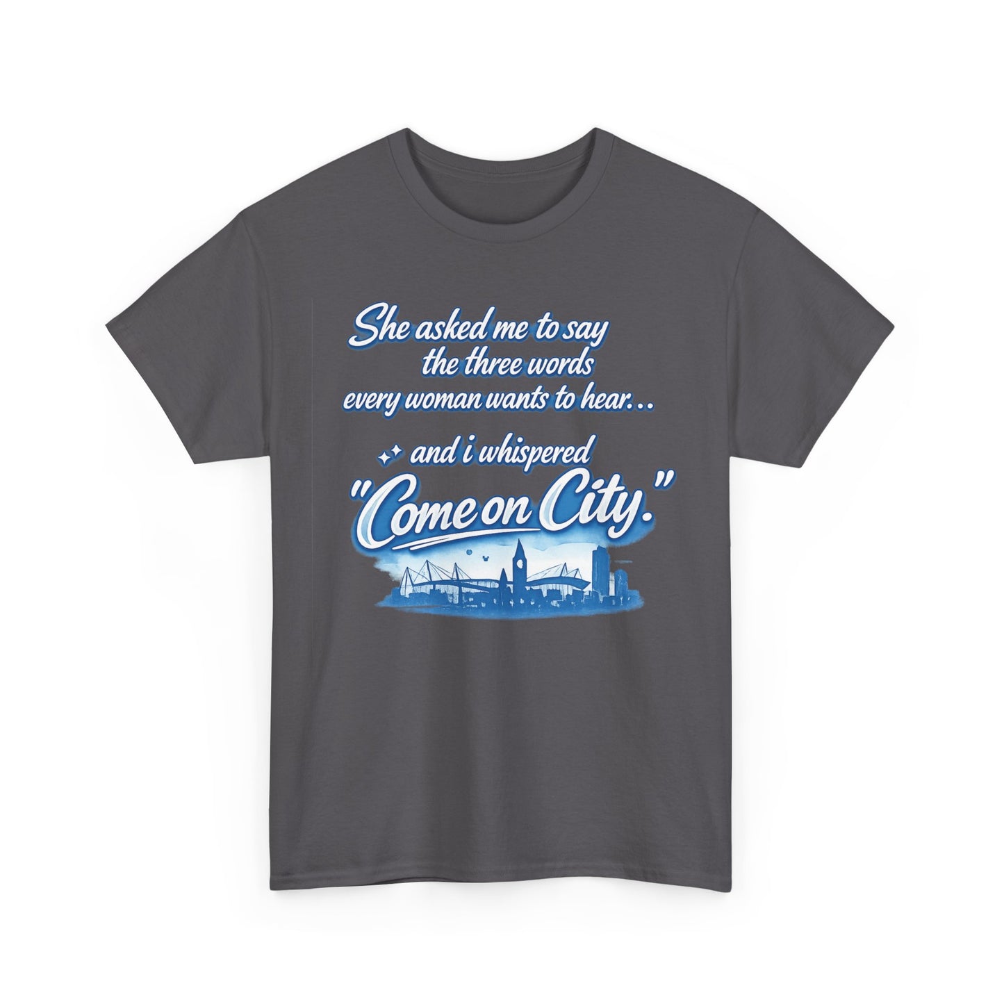 Come on City Skyline Tee — Retro Script Urban Pride T‑Shirt
