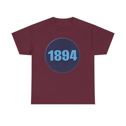 1894 Manchester City Circle Graphic Tee — Vintage Year Anniversary T-Shirt