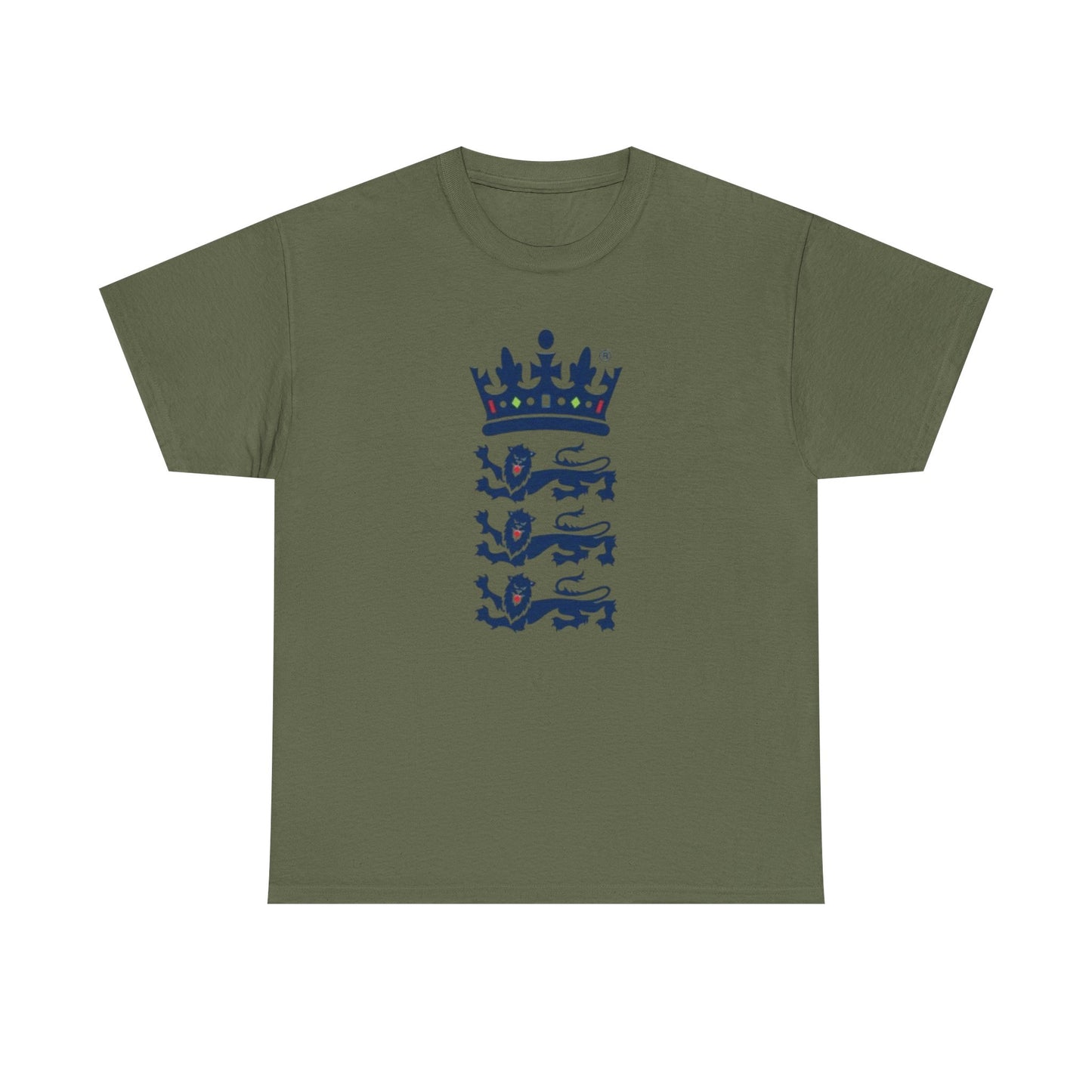 English Cricket T-Shirt — Vintage Cricket Crest Tee