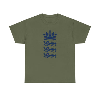 English Cricket T-Shirt — Vintage Cricket Crest Tee