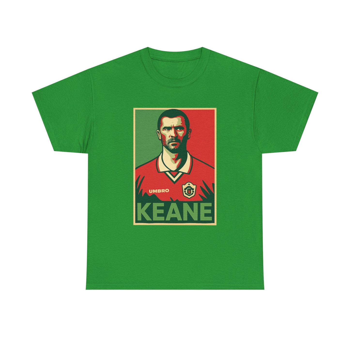 Keane Football Poster Tee — Retro Soccer Jersey Graphic T-Shirt