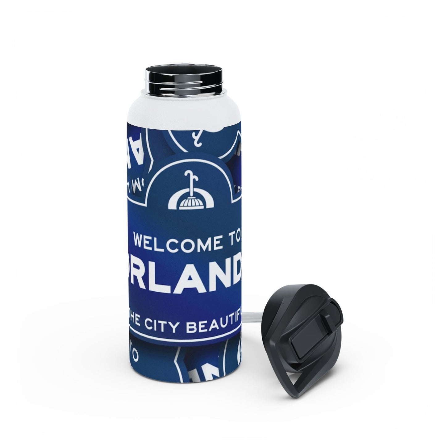Orlando Water Bottle — "Welcome to Orlando" Stainless Steel Travel Bottle