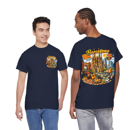 Barcelona Souvenir T‑Shirt — Vintage City Collage Tee
