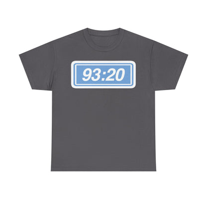 Manchester City 93:20 Tee — Minimal Retro Graphic T‑Shirt