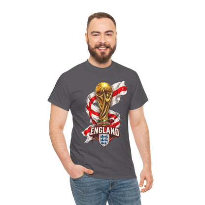 England World Cup Trophy T‑Shirt — St George's Cross Football Fan Tee
