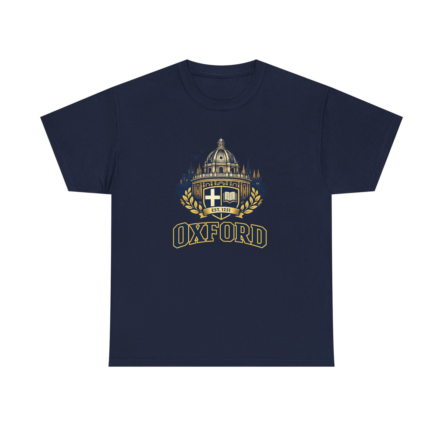 Oxford Crest T-Shirt — Vintage University Graphic Tee