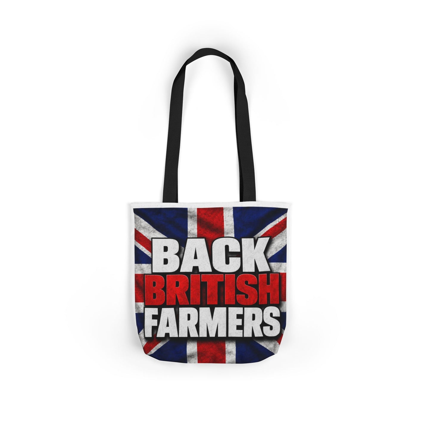 Back British Farmers Canvas Tote Bag — Union Jack Farming Support Tote