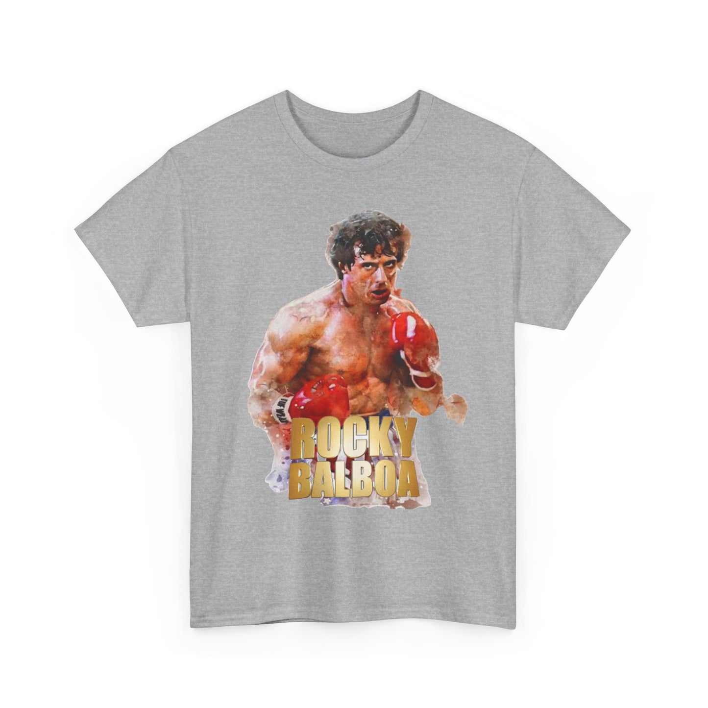 Boxing Rocky Balboa Graphic Tee – Retro Fighter Movie Shirt