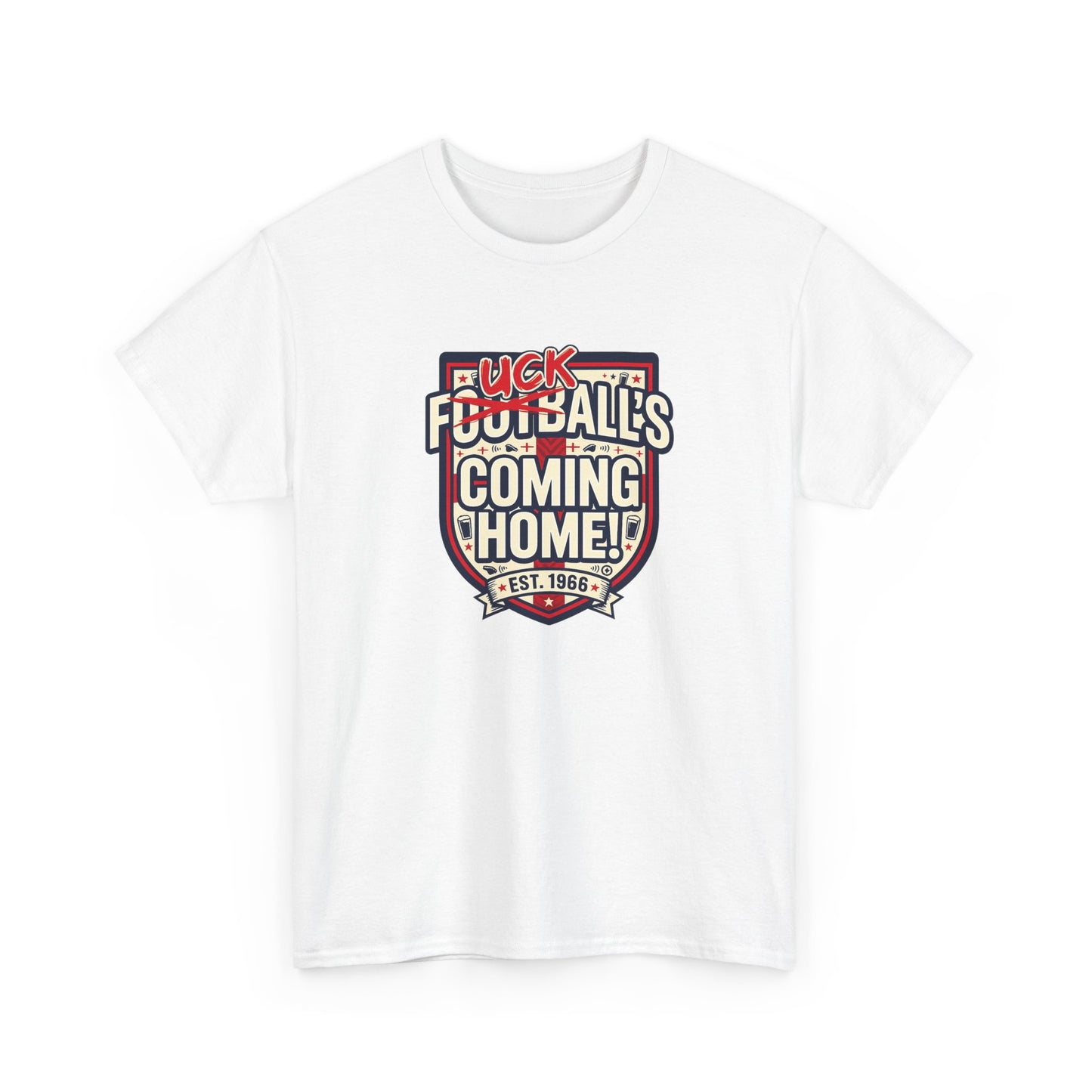 Provocative 'F*ck All's Football's Coming Home' Graphic Tee