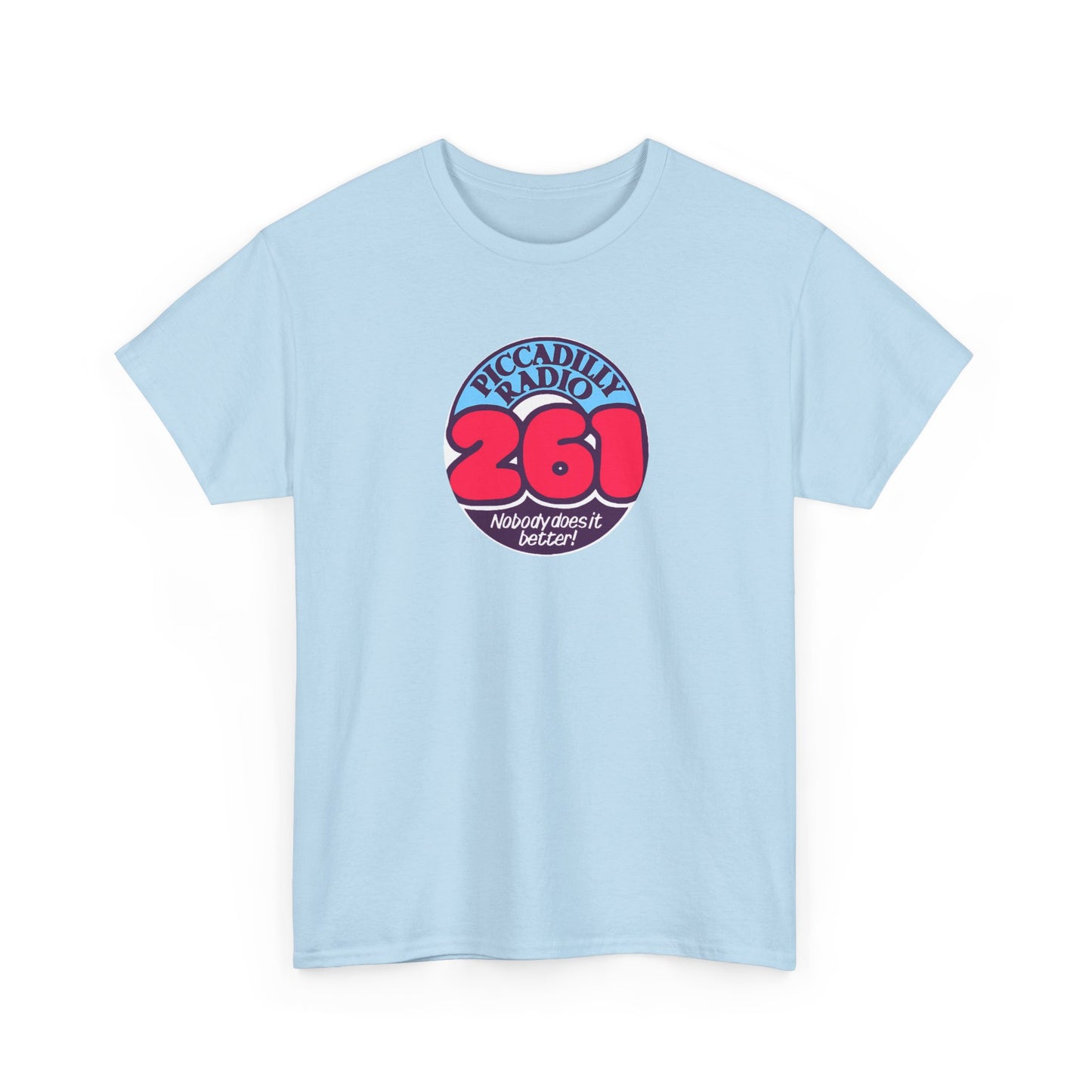 Piccadilly Radio '261' Logo T‑Shirt — Vintage Unofficial Radio Station Graphic Tee