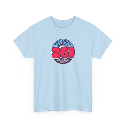 Piccadilly Radio '261' Logo T‑Shirt — Vintage Unofficial Radio Station Graphic Tee