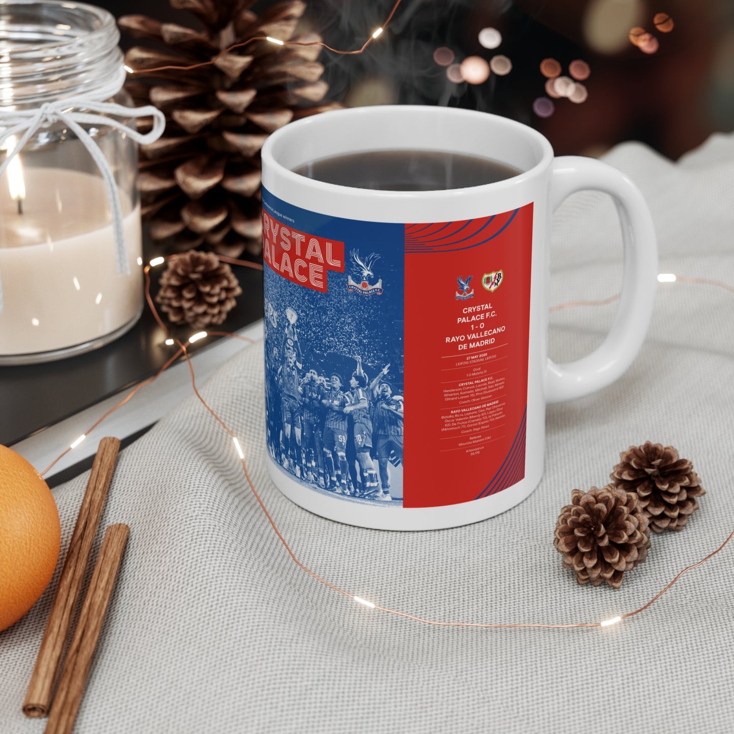 Crystal Palace 2026 UEFA Conference League Winners Coffee Mug – 11oz & 15oz