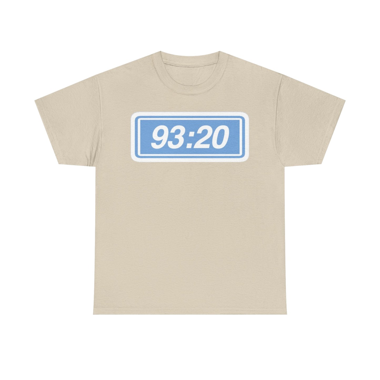 Manchester City 93:20 Tee — Minimal Retro Graphic T‑Shirt