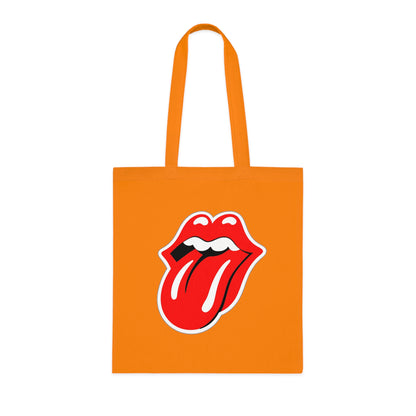 Rock Red Tongue Graphic Tote Bag