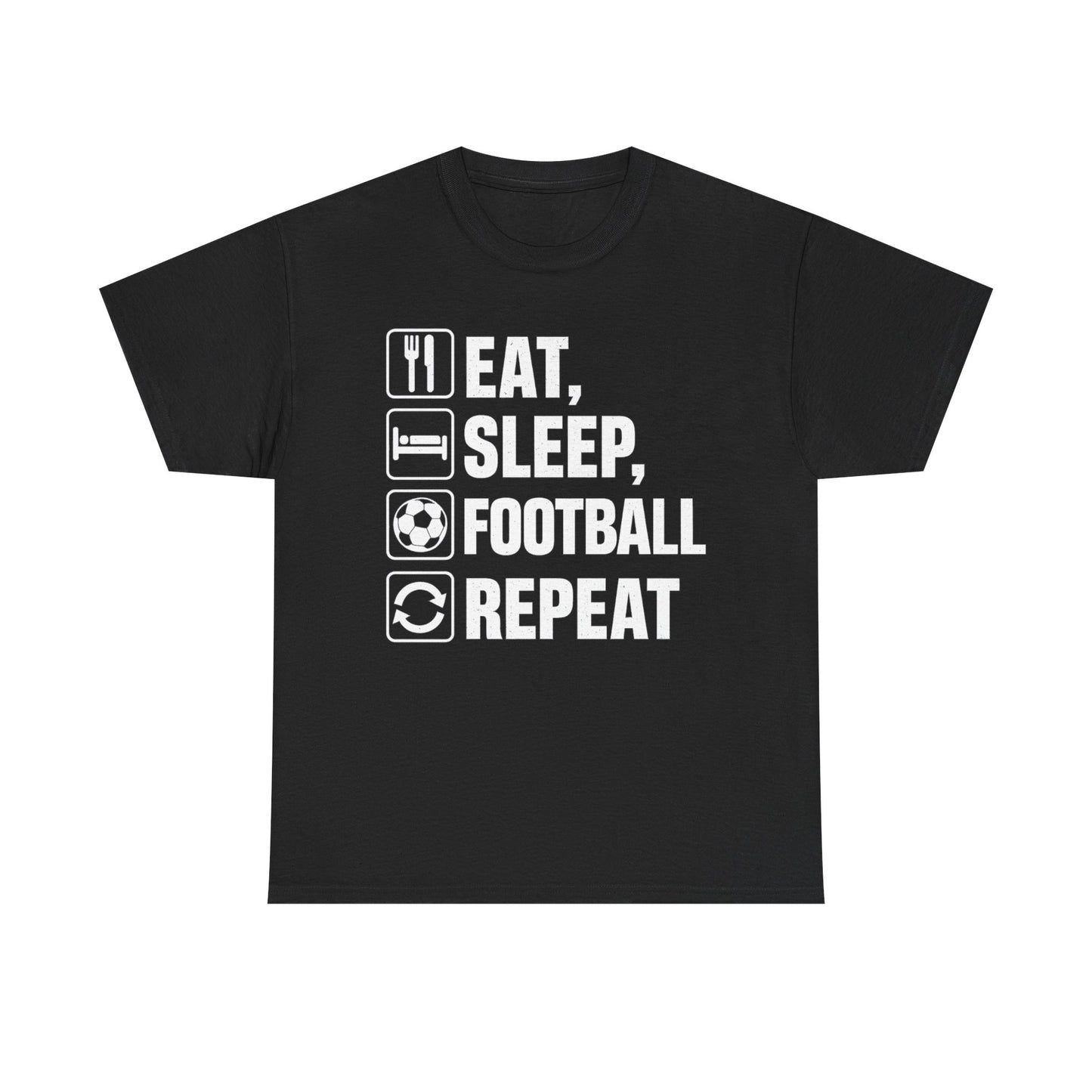 Football Eat Sleep Repeat T-Shirt