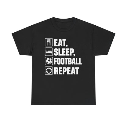 Football Eat Sleep Repeat T-Shirt