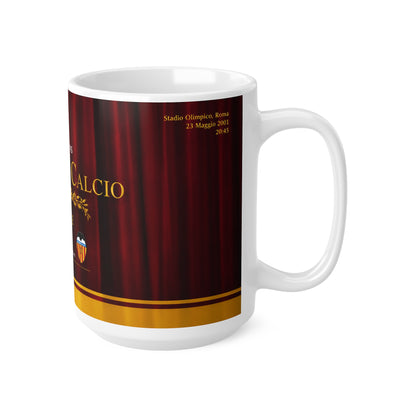 2001 Champions League FInal Programme Cover Inspired Coffee Mug — Ceramic Cup (11oz/15oz)