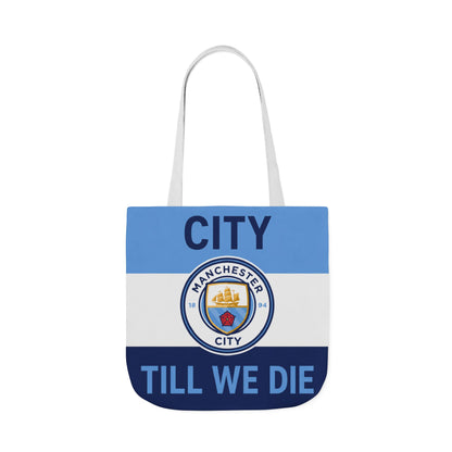 City Till We Die Unofficial Canvas Tote Bag — Manchester Football Fan Bag