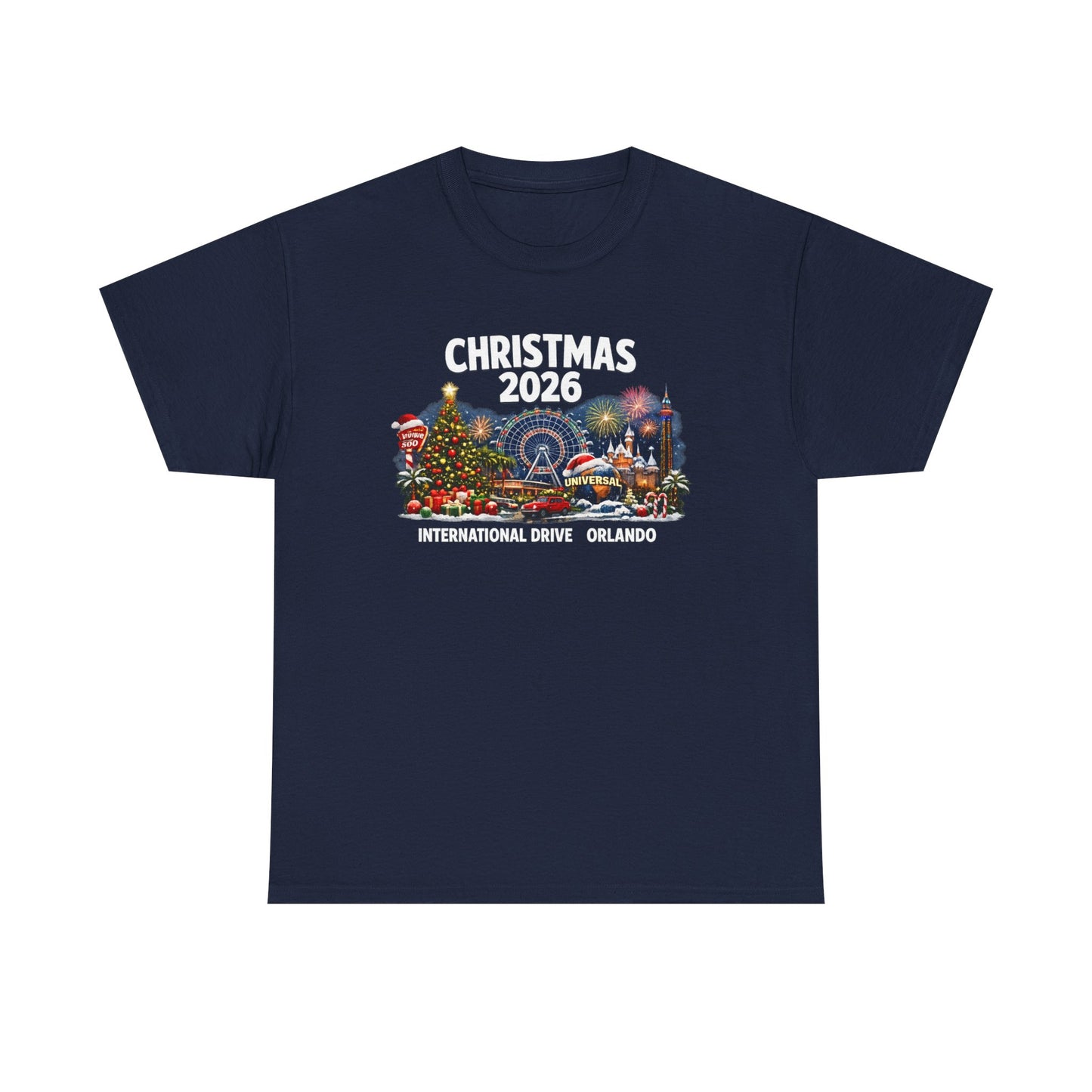 Christmas 2026 Orlando T-Shirt — International Drive Holiday Souvenir