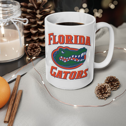 Florida Gators Ceramic Mug — College Team Logo Coffee Cup (11oz & 15oz)