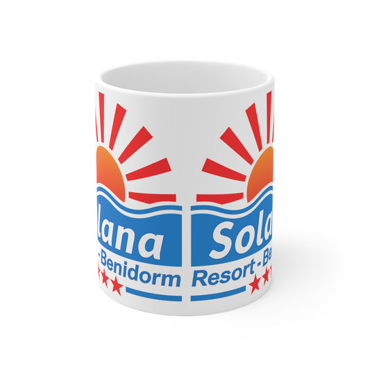 Solana Resort Benidorm Sunrise Ceramic Coffee Mug – 11oz & 15oz