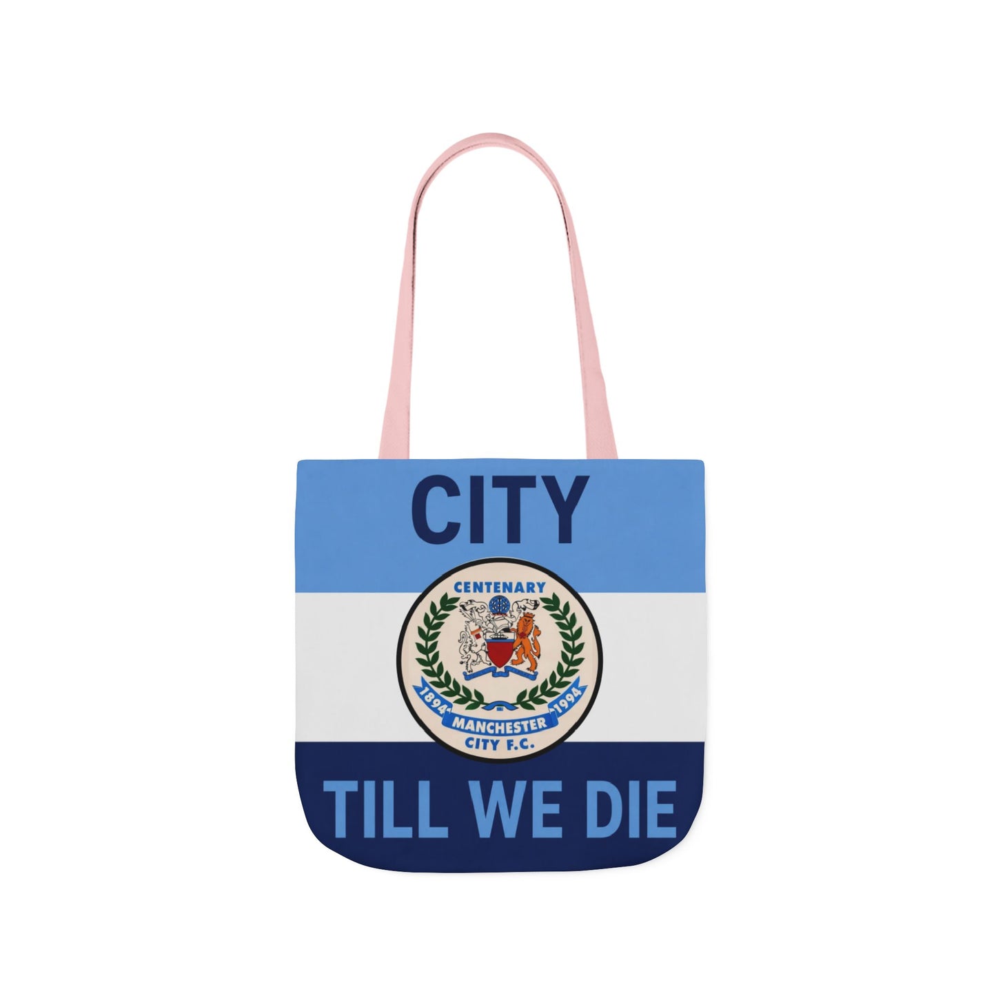City Till We Die Canvas Tote Bag — Football Fan Flag Tote