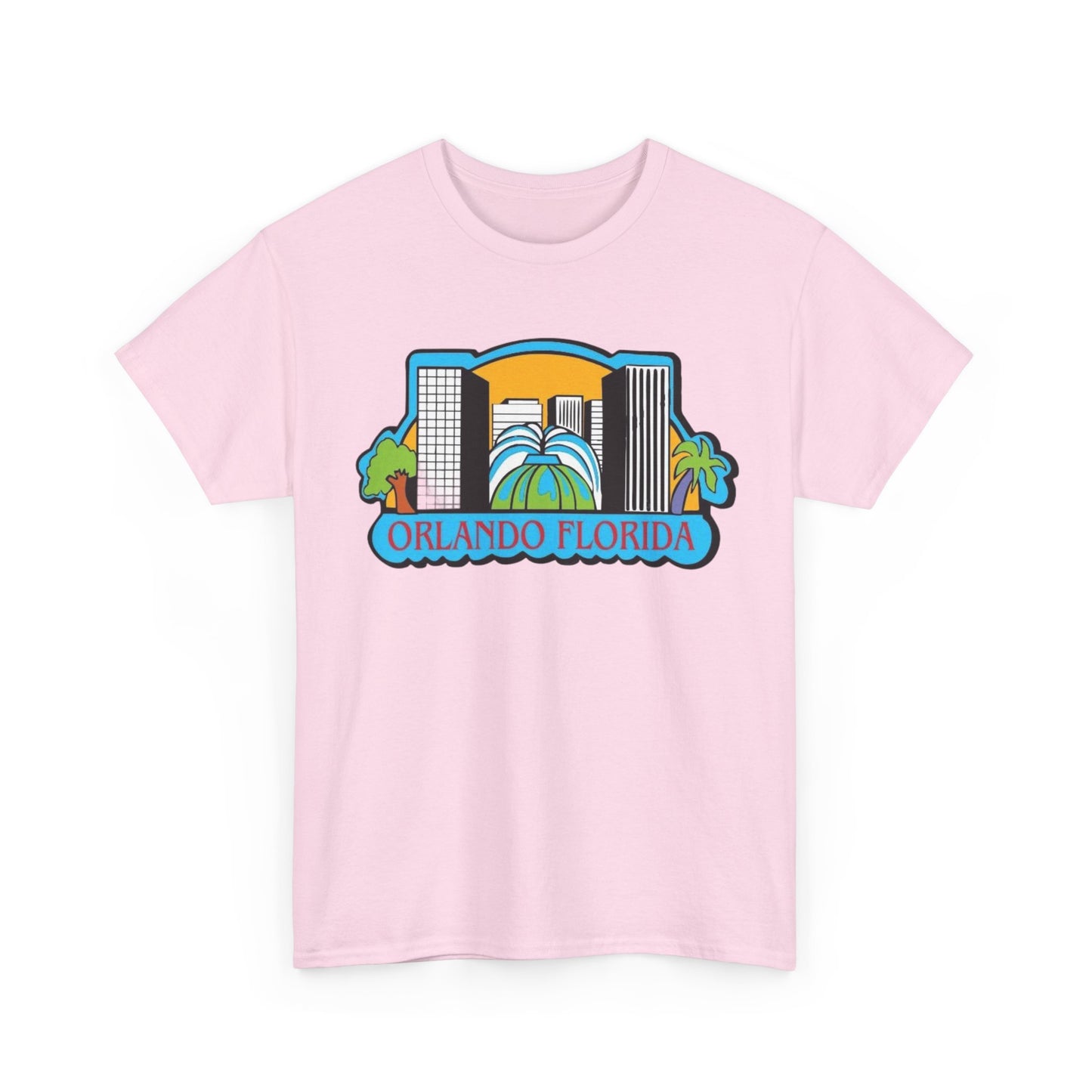 Orlando Florida Retro Skyline T-Shirt