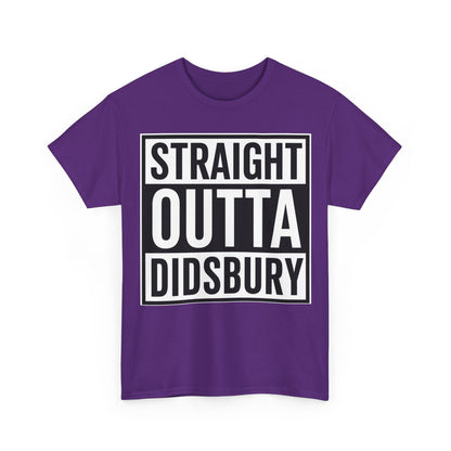Straight Outta Didsbury T‑Shirt — Graphic City Pride Tee