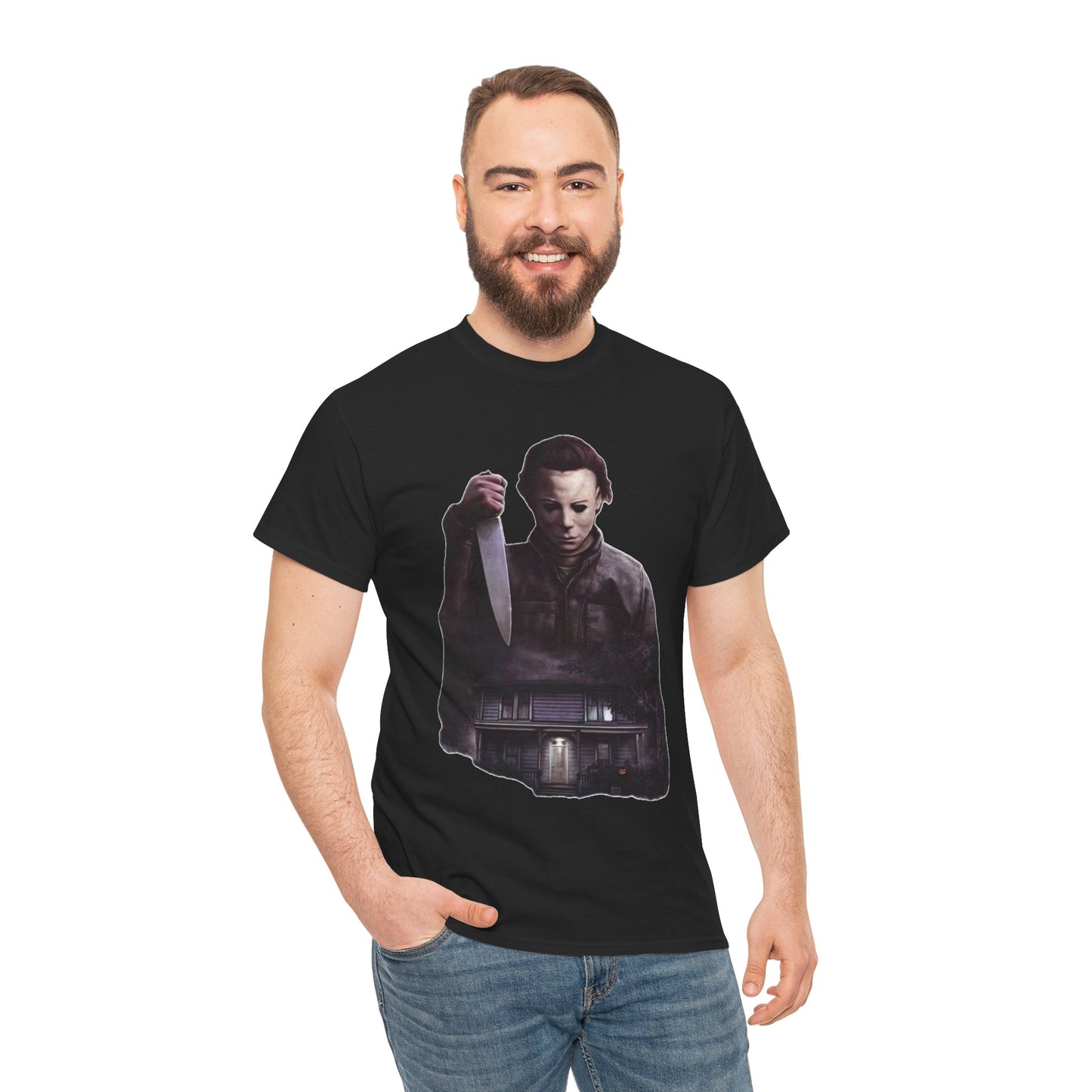 Michael Myers Horror T-Shirt – Halloween Masked Killer Graphic Tee
