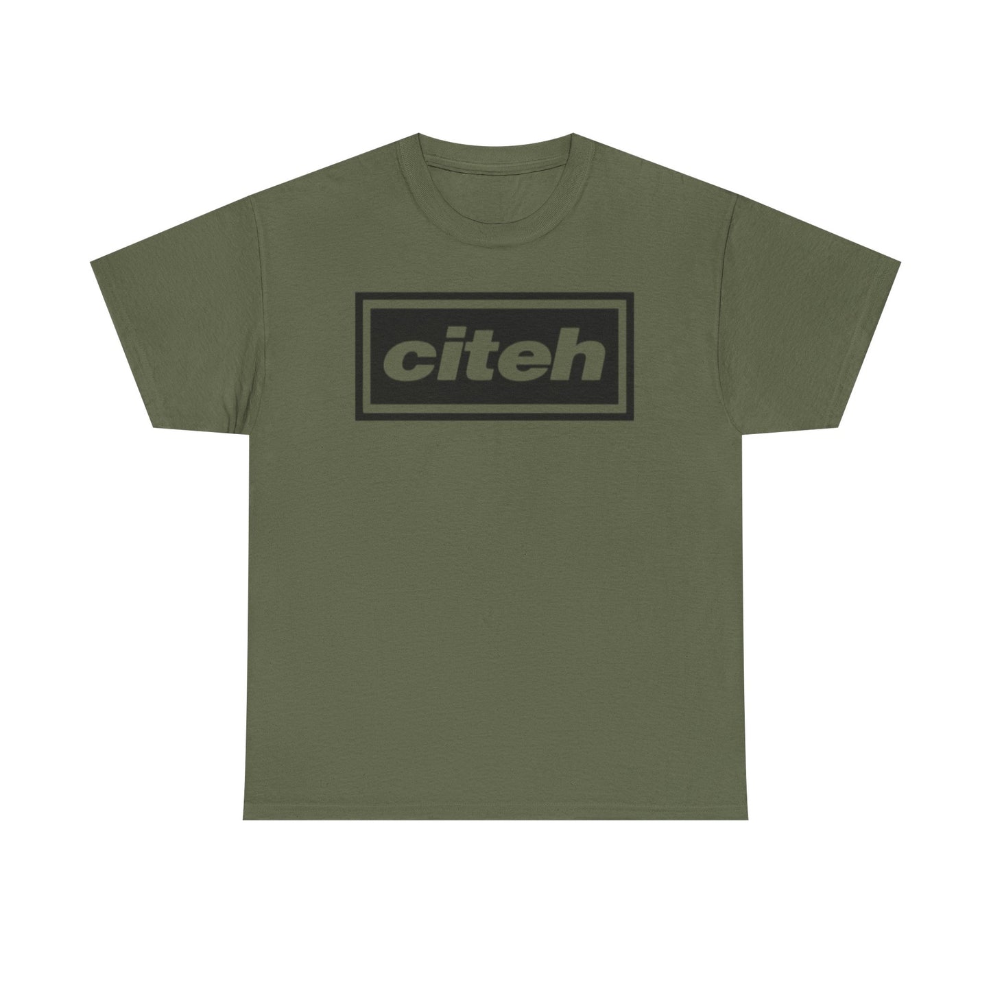 Manchester City Citeh Logo Tee — Minimalist Black Box Graphic T-Shirt