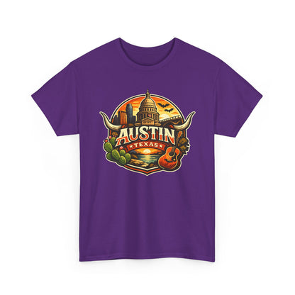 Austin Texas Vintage Travel T-Shirt