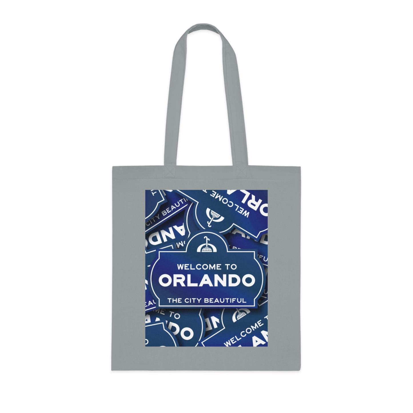 Orlando Souvenir Tote Bag – "Welcome to Orlando" City Beautiful Cotton Shopper
