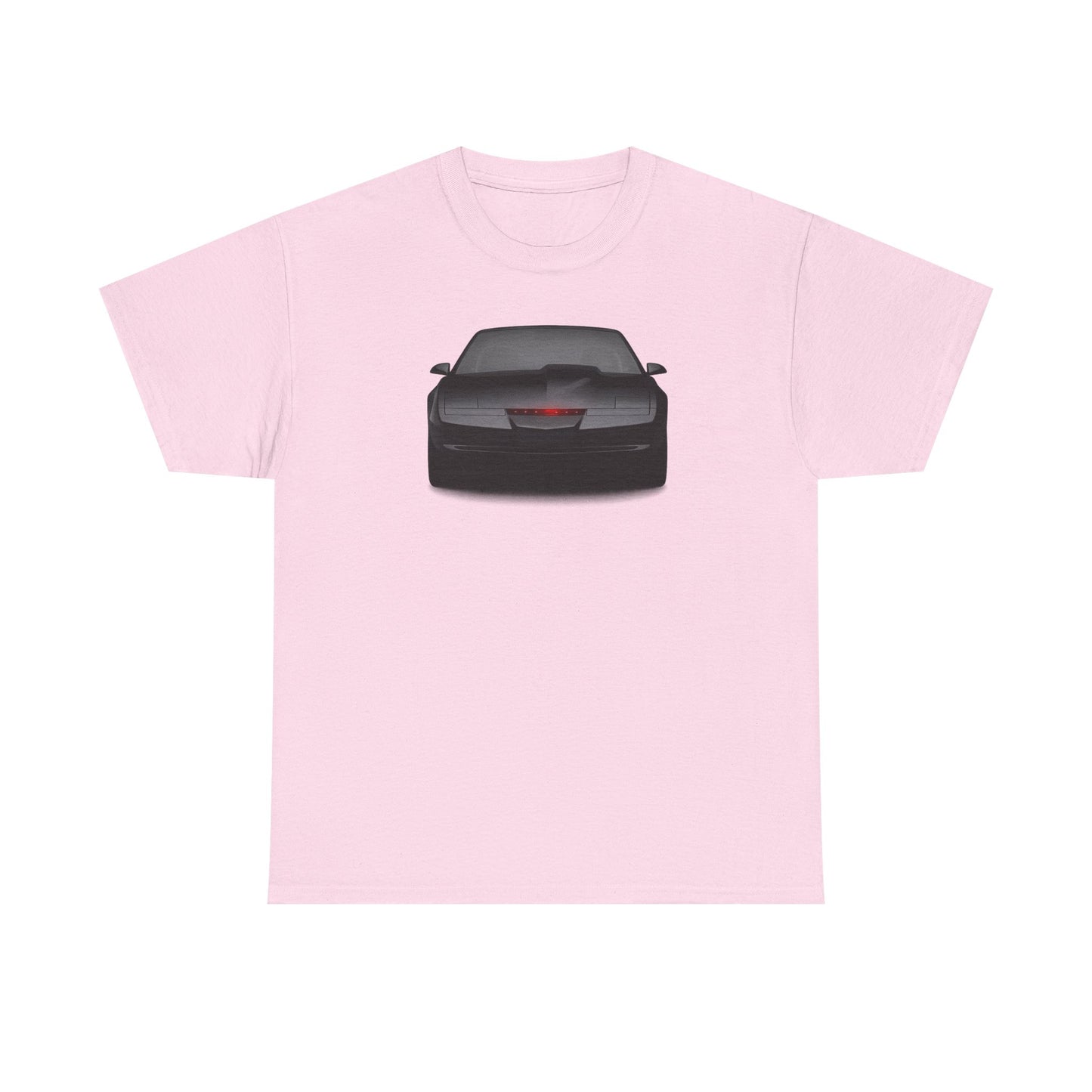 KITT-Inspired Retro Sports Car Tee — Front View Knight Rider Car Graphic Shirt