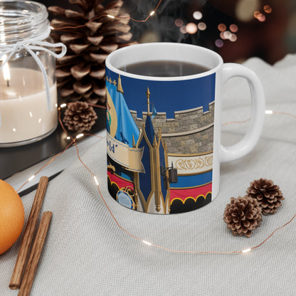 It's a Small World Ceramic Coffee Mug – Disneyland Attraction Design (11oz & 15oz)