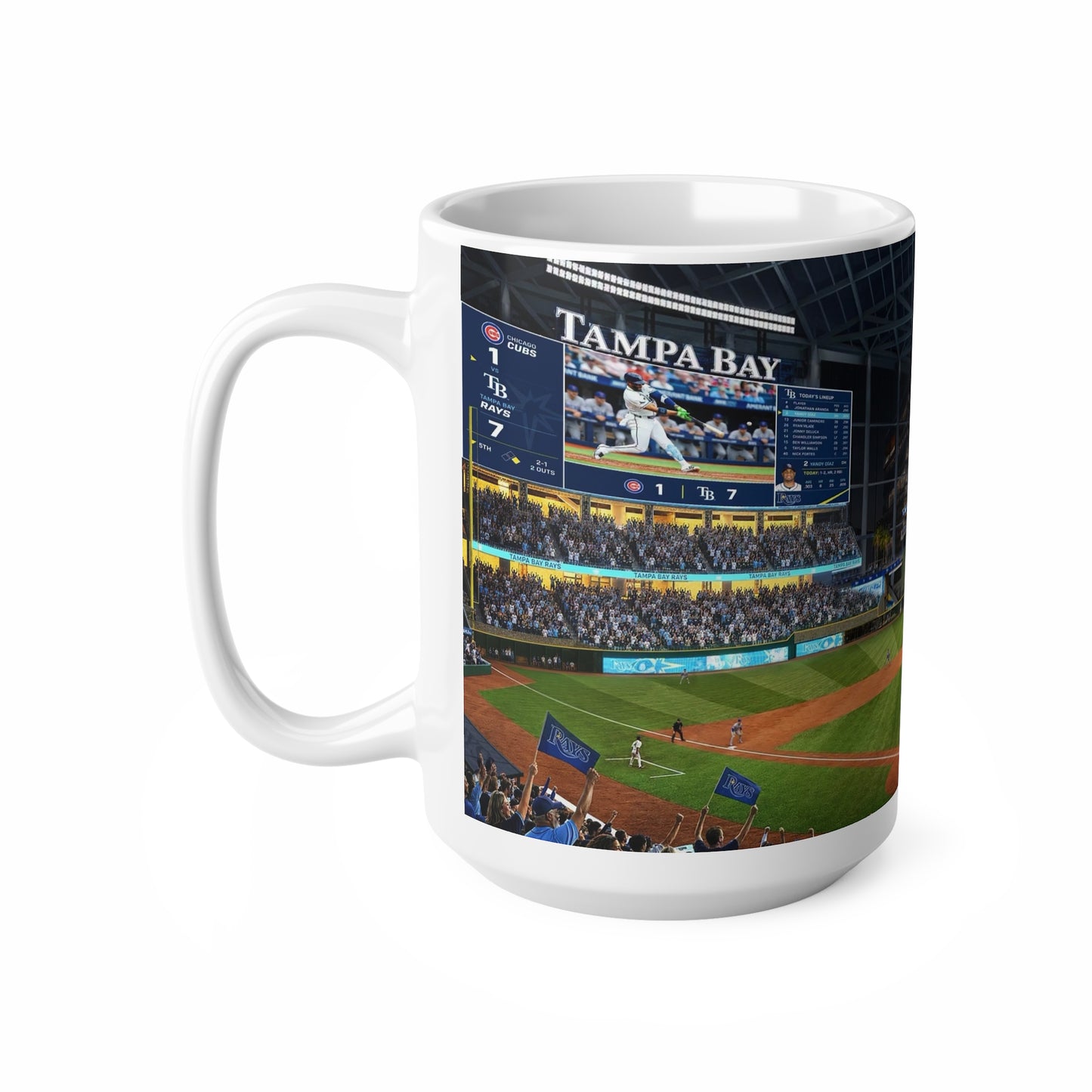 Tampa Bay Baseball Stadium Mug – Panoramic Field View Ceramic Coffee Cup (11oz & 15oz)