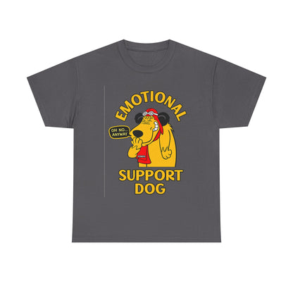 Emotional Support Dog T-Shirt — Cute Cartoon Comfort Pup Tee