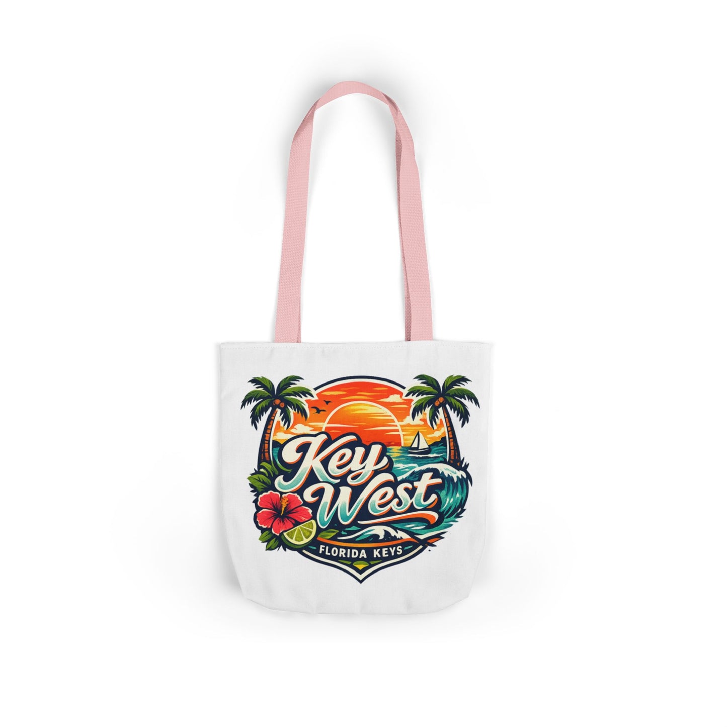 Key West Sunset Canvas Tote