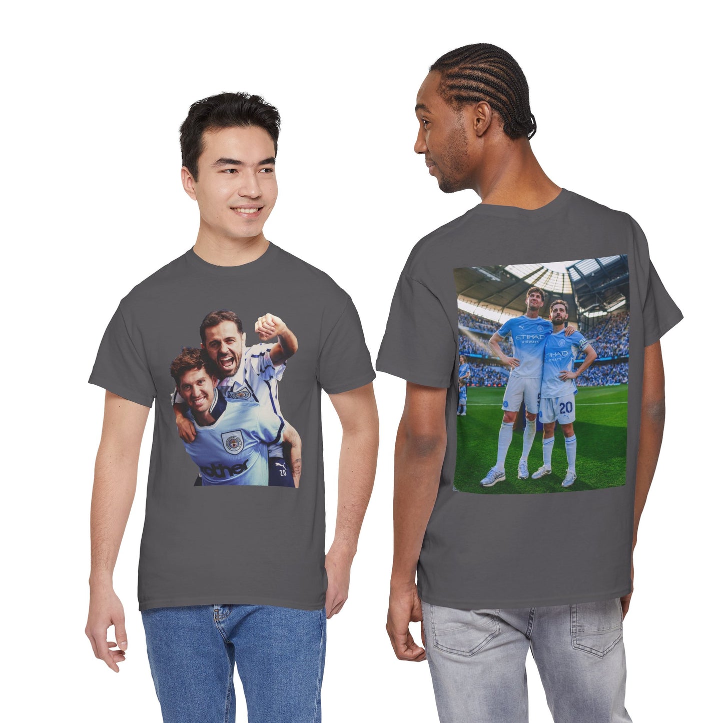 Bernardo Silva & John Stones Manchester City Legends T-Shirt