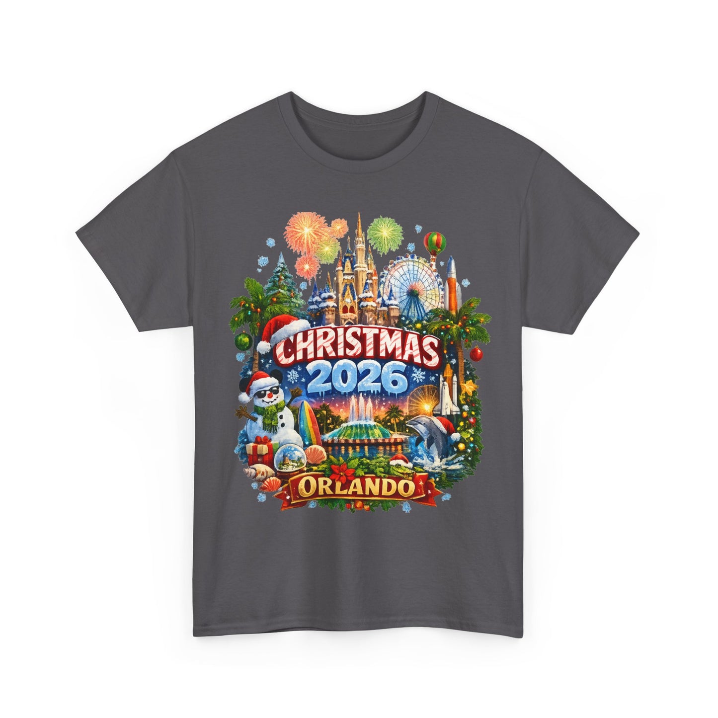 Christmas 2026 Orlando T-Shirt — Holiday Theme Park Souvenir Tee
