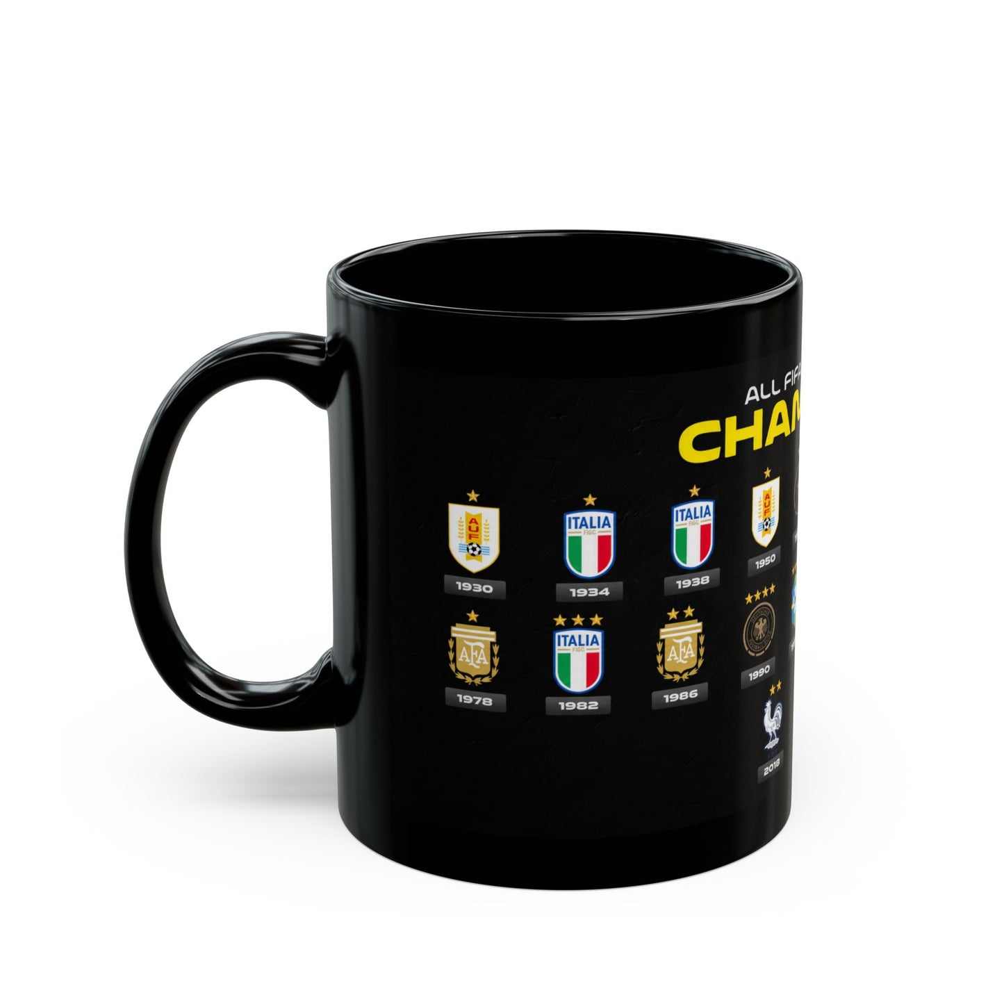 World Cup Champions Mug — All FIFA Winners Coffee Cup (11oz/15oz)