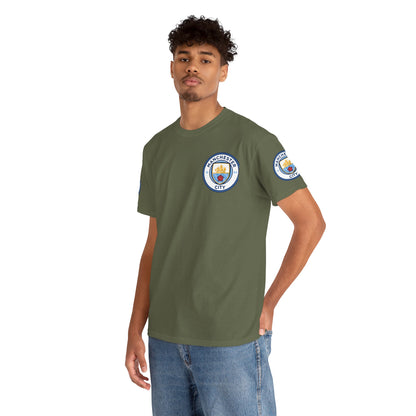 Manchester City Crest T-Shirt — Football Club Logo Tee