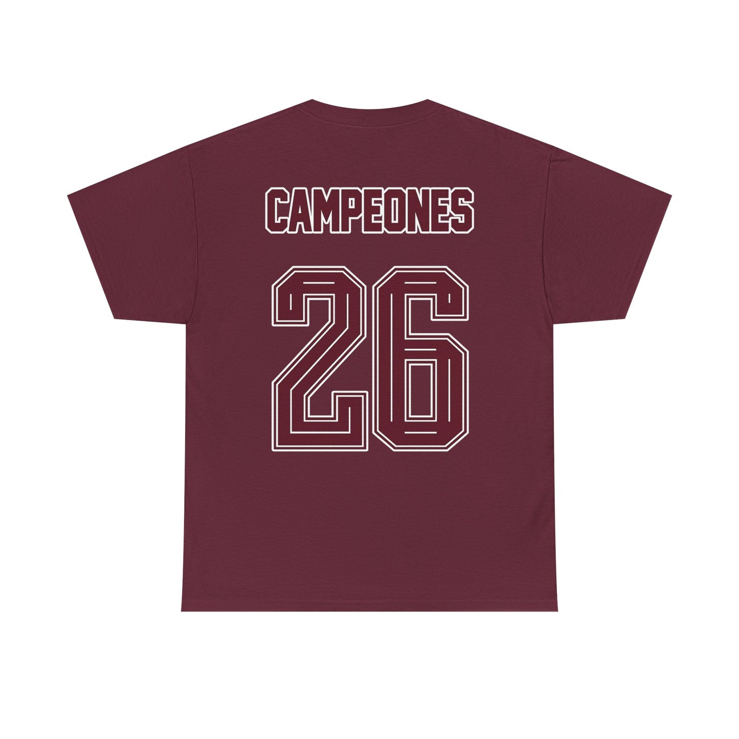 Spain World Champions 'Campeones 26' Cotton T‑Shirt