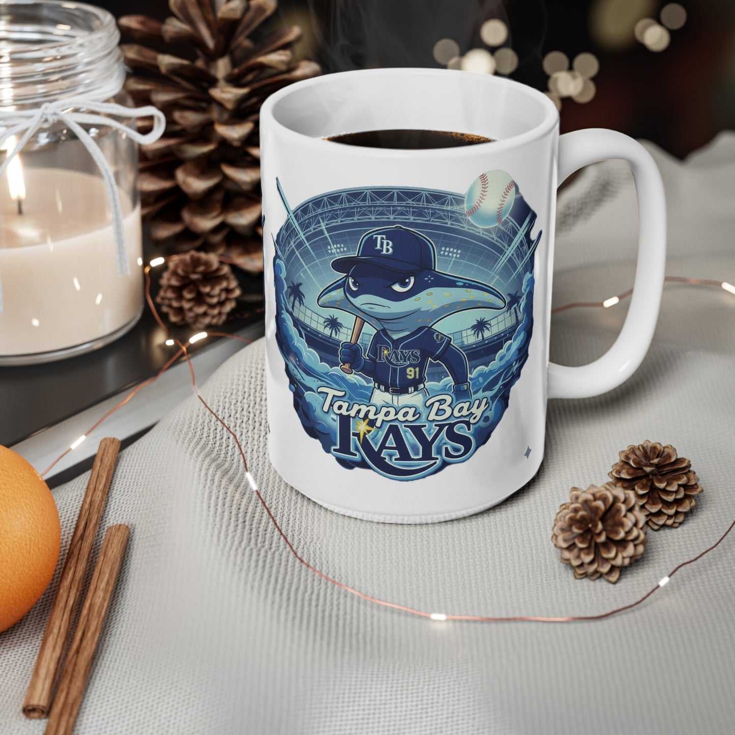 Tampa Bay Rays Mascot Ceramic Coffee Mug — 11oz & 15oz