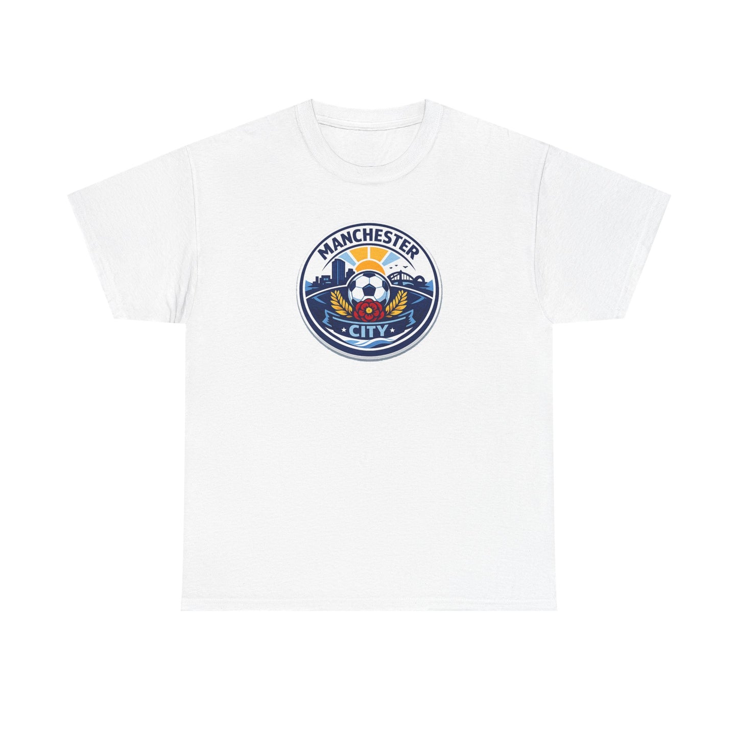 Manchester City Crest T-Shirt — Soccer Fan Tee