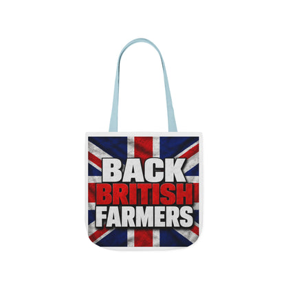 Back British Farmers Canvas Tote Bag — Union Jack Farming Support Tote
