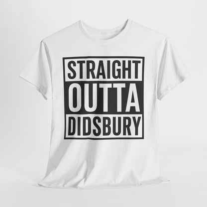 Straight Outta Didsbury T‑Shirt — Graphic City Pride Tee