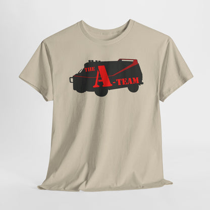A-Team Van Graphic Tee — Retro Action TV Logo T-Shirt