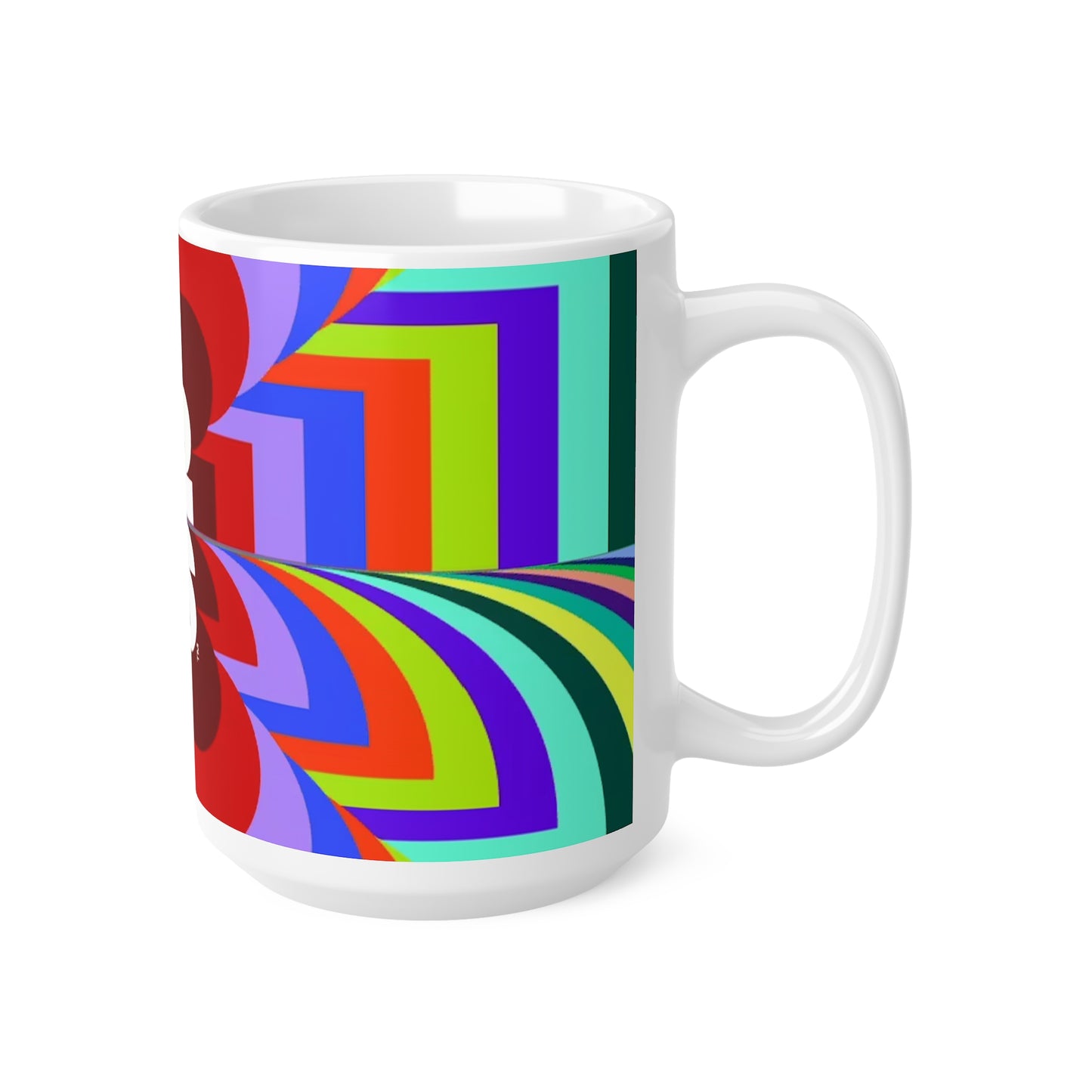 FIFA World Cup 2026 Trophy / Colorful Retro Logo Ceramic Mug — (11oz, 15oz)